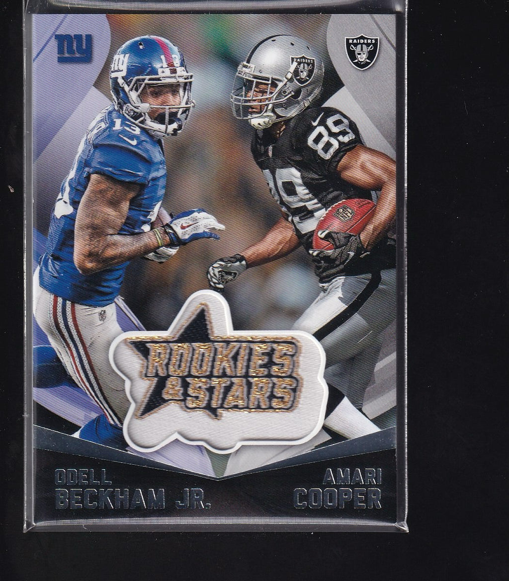 2015 Panini Rookies & Stars #EP6 Amari Cooper / Odell Beckham Jr. Patch