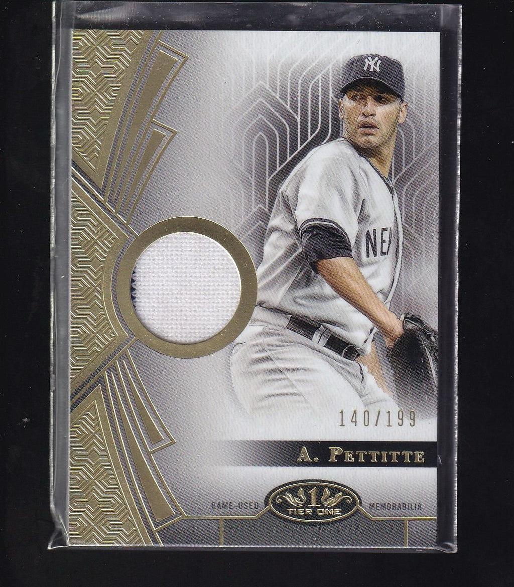 2023 Topps Tier One #T1R-APE Andy Pettitte Tier One Relics #/199