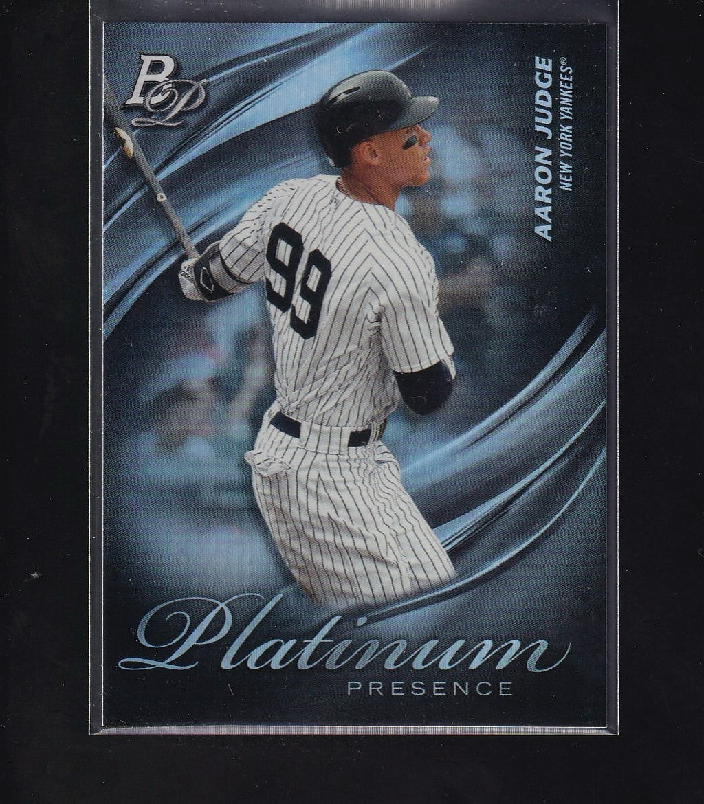 2019 Bowman Platinum #PP-19 Aaron Judge Platinum Presence