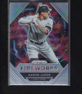 2021 Panini Prizm #FW4 Aaron Judge Fireworks Silver Prizm