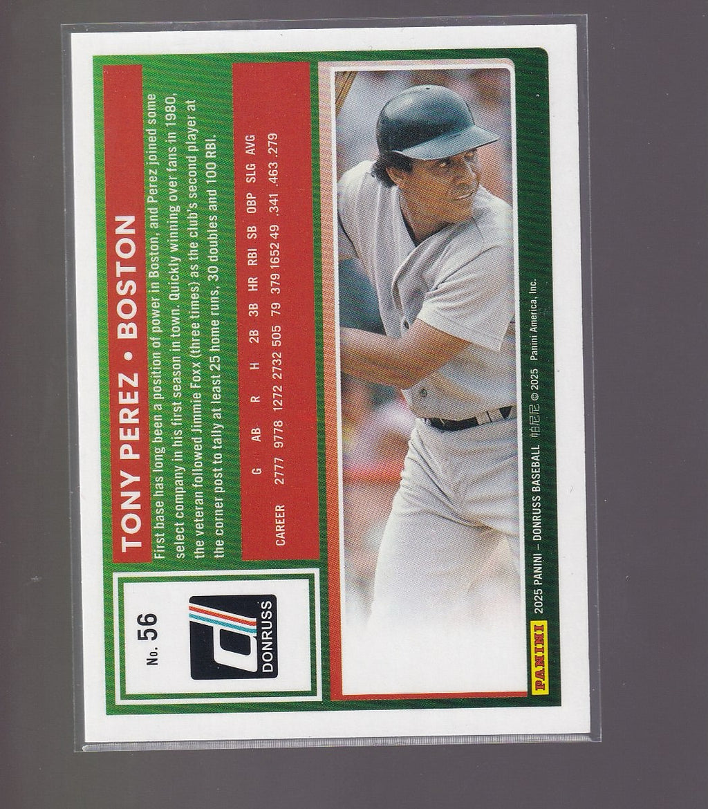 2025 Donruss #56 Tony Perez Pink Ice #/99