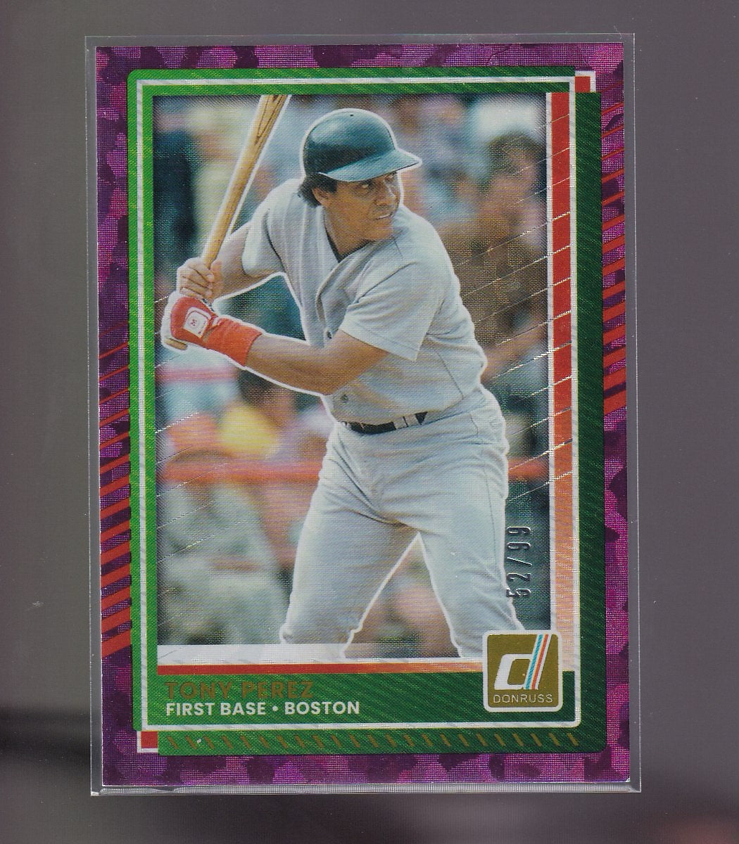 2025 Donruss #56 Tony Perez Pink Ice #/99