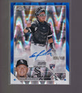2023 Topps Chrome #RA-CP Carlos Pérez Rookie Autographs Blue RayWave #/150
