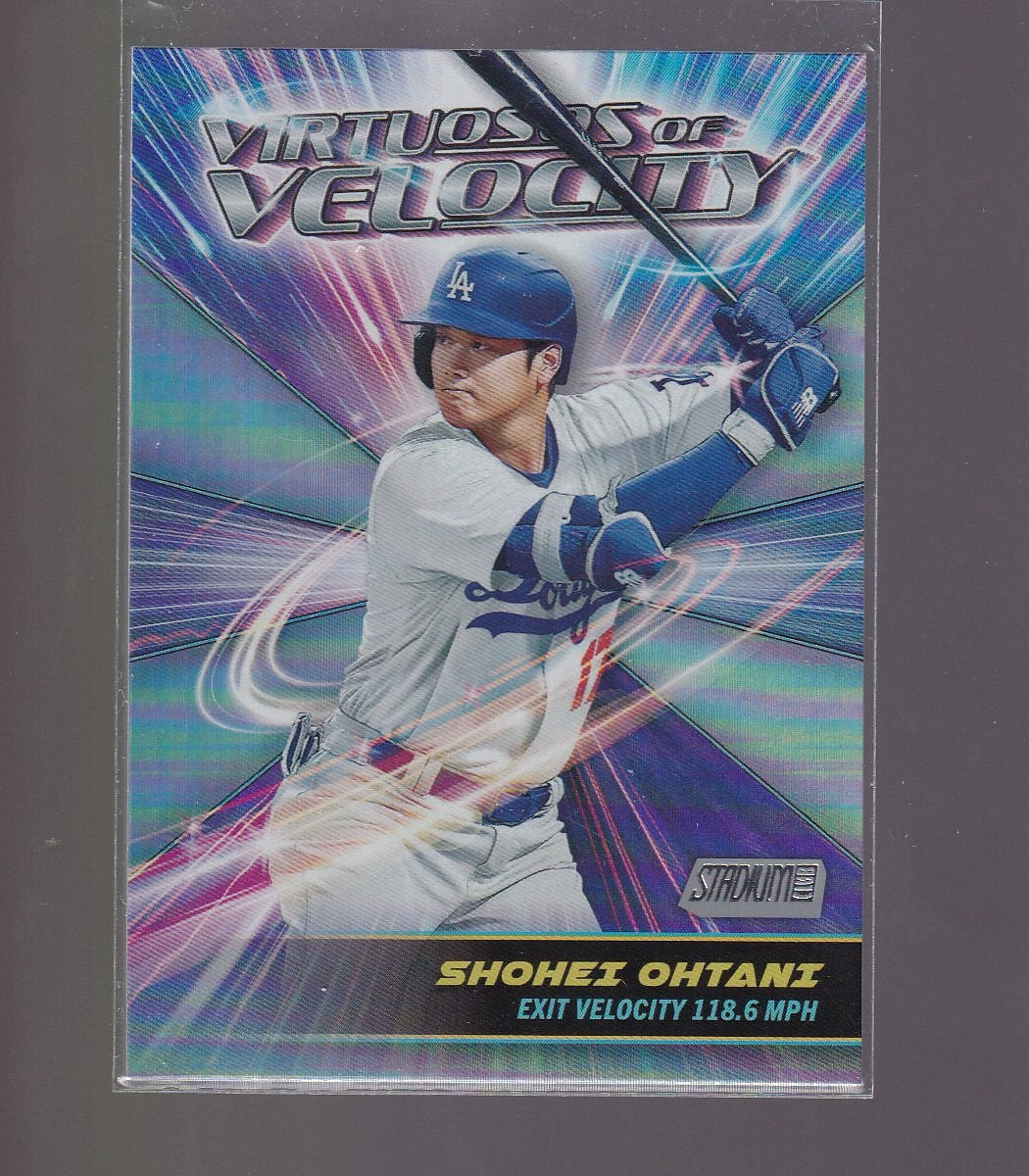 2024 Stadium Club #VV-5 Shohei Ohtani Virtuosos of Velocity