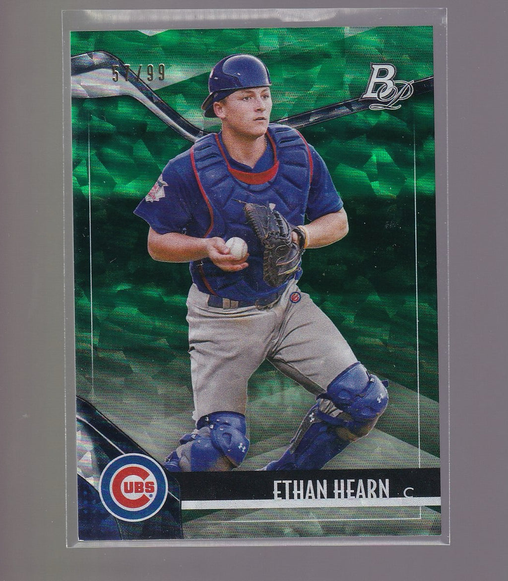2021 Bowman Platinum #TOP-35 Ethan Hearn Top Prospects Green Icy Foil #/99