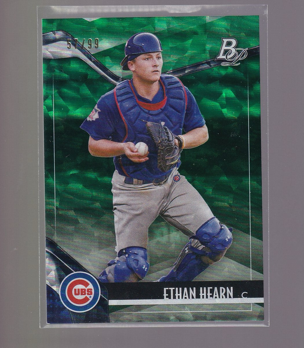 2021 Bowman Platinum #TOP-35 Ethan Hearn Top Prospects Green Icy Foil #/99