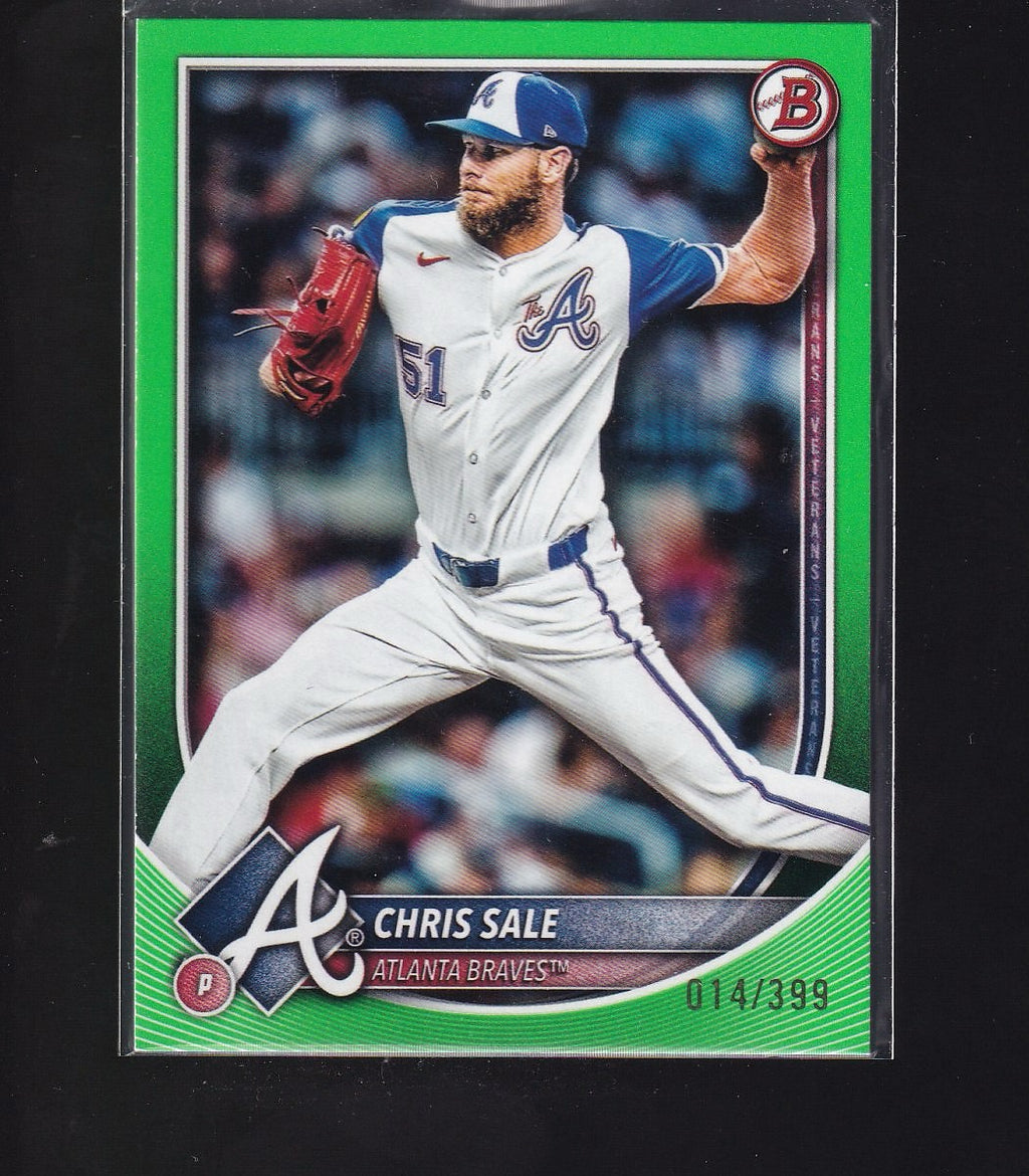 2025 Bowman #82 Chris Sale Neon Green #/399