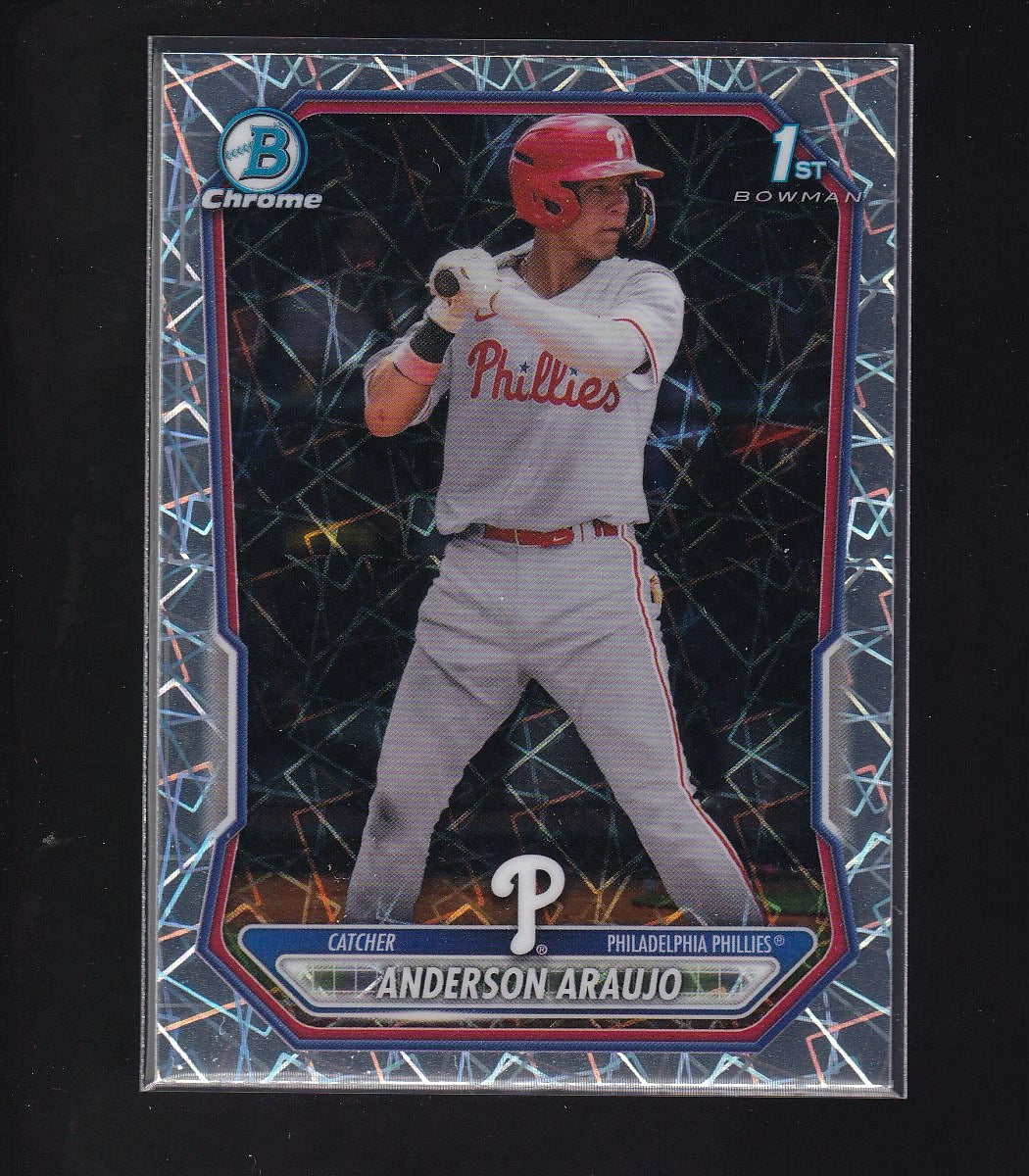 2026 Bowman #BCP-8 Anderson Araujo Chrome Prospects Lazer Refractor