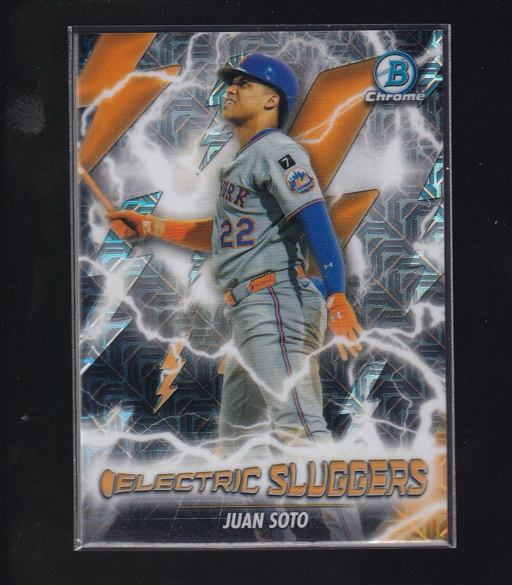 2026 Bowman #ES-7 Juan Soto Electric Sluggers Mojo Refractors