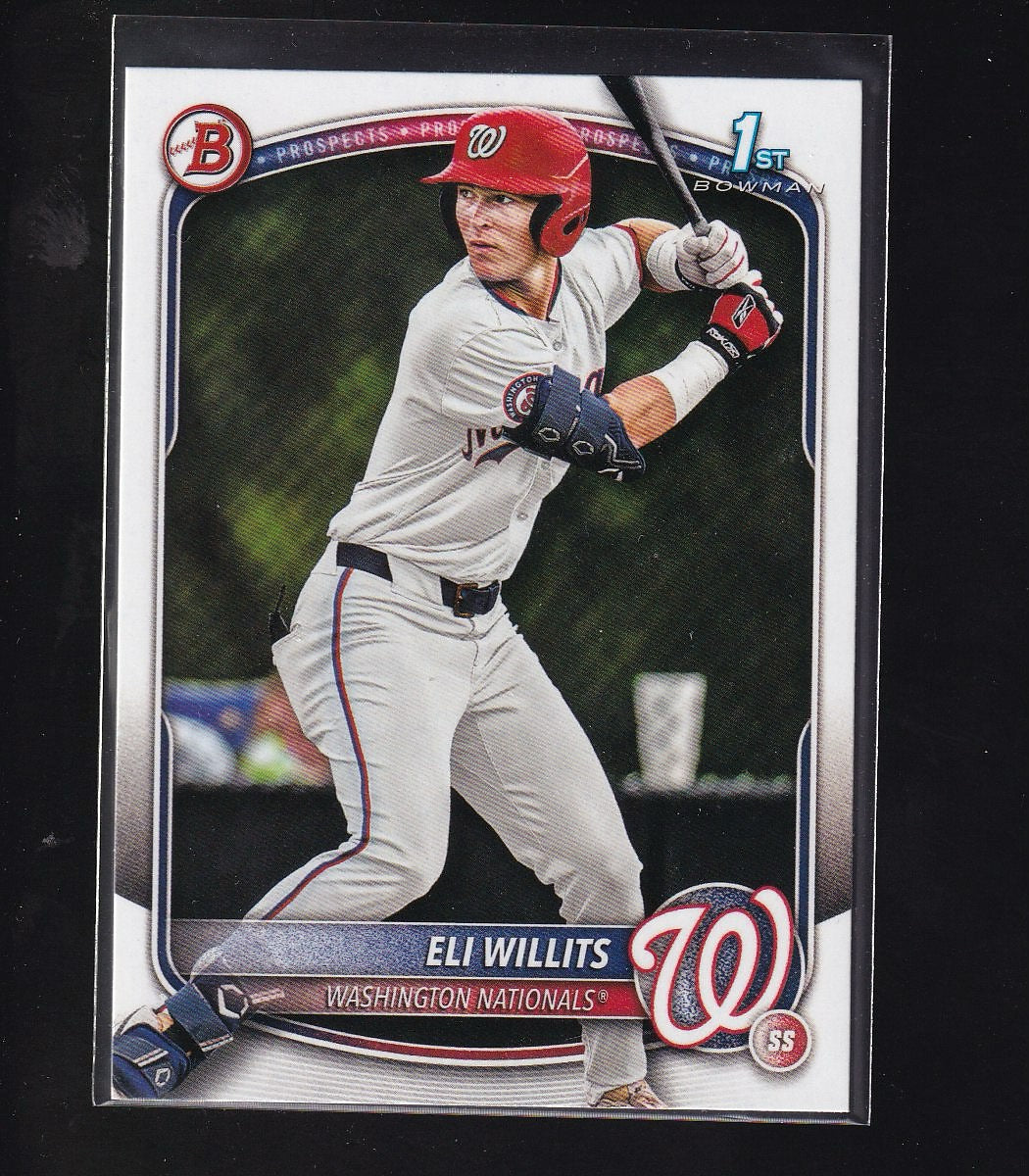2025 Bowman Draft #BD-1 Eli Willits