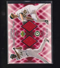 2002 Upper Deck #DG-DH Jermaine Dye / Tim Hudson Double Game-Worn Gems #/450