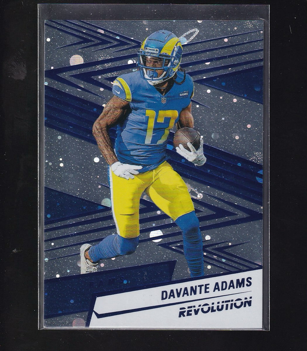2025 Panini Revolution #126 Davante Adams Blue Cosmo #/99