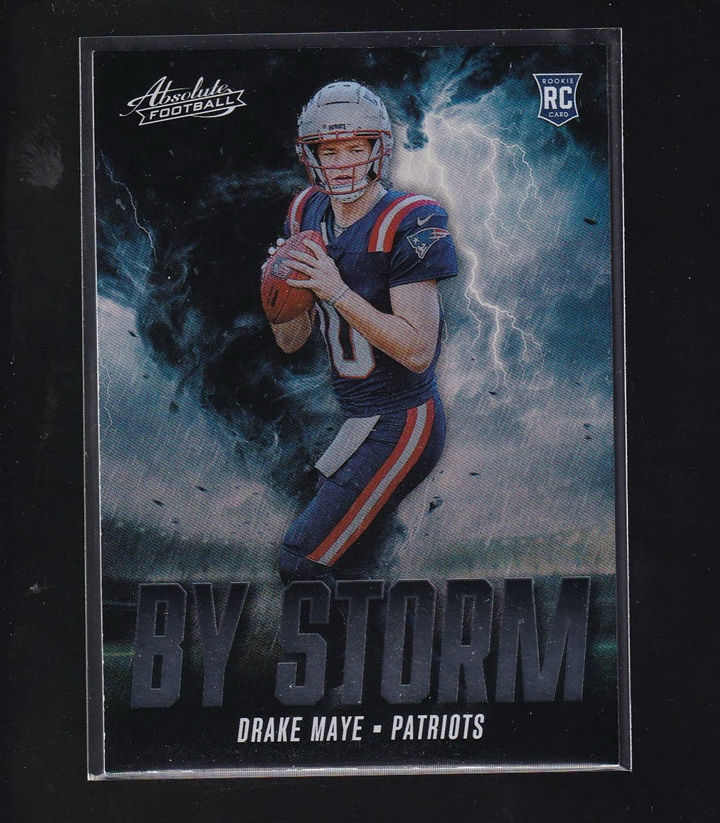 2024 Panini Absolute #BS-DME Drake Maye By Storm