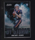2024 Panini Absolute #BS-DME Drake Maye By Storm