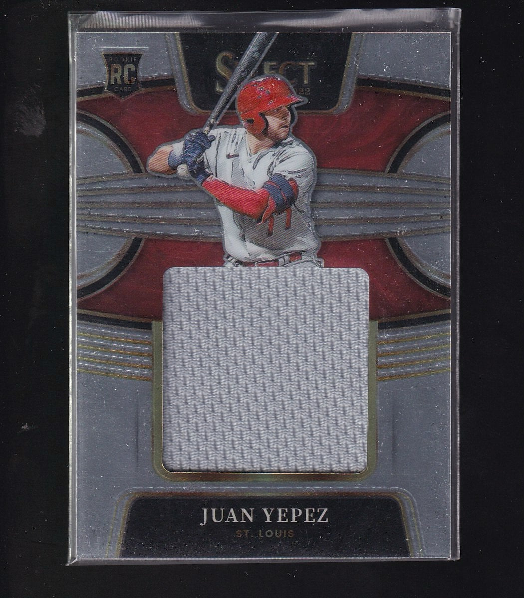 2022 Panini Select #RJS-JY Juan Yepez Rookie Jumbo Swatch