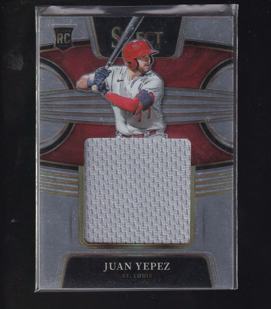 2022 Panini Select #RJS-JY Juan Yepez Rookie Jumbo Swatch