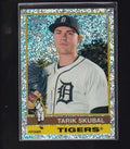2025 Topps Heritage #116 Tarik Skubal Chrome Silver Sparkle Refractor