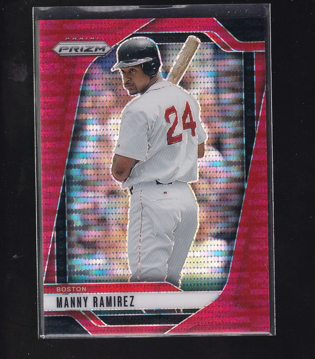 2025 Panini Prizm #219 Manny Ramirez Red Pulsar Prizms #/399