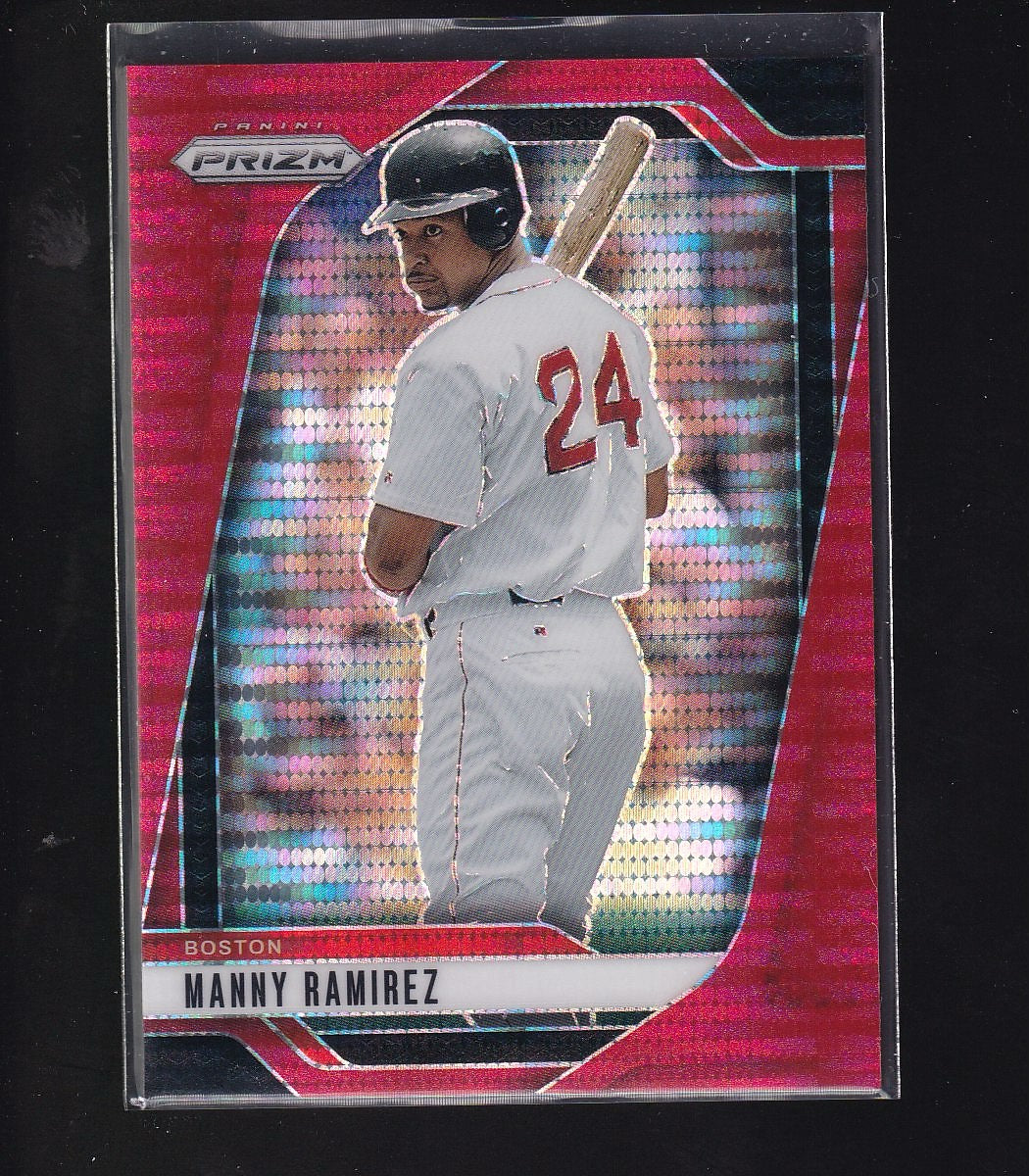 2025 Panini Prizm #219 Manny Ramirez Red Pulsar Prizms #/399