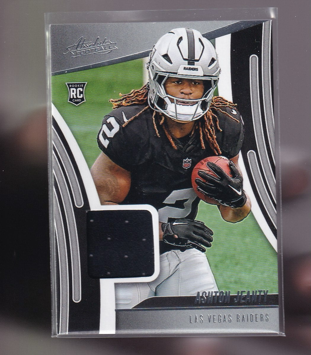 2025 Panini Absolute #ARM-AJY Ashton Jeanty Absolute Rookie Materials
