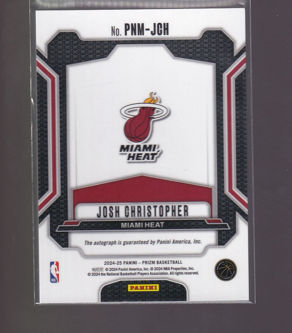 2024-25 Panini Prizm #PNM-JCH Josh Christopher Penmanship