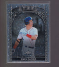 2024 Leaf Trinity Mega Box #S-77 Owen Caissie Steel Stars and Dots Foil #/290