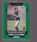 2024 Panini Prizm #1 Caleb Williams Emergent Green Wave Prizm