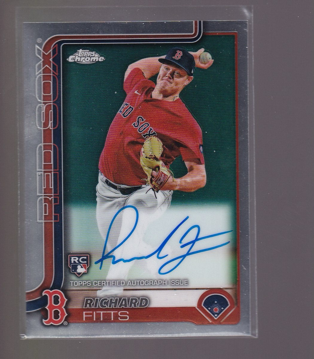 2025 Topps Chrome #RA-RF Richard Fitts Rookie Autographs