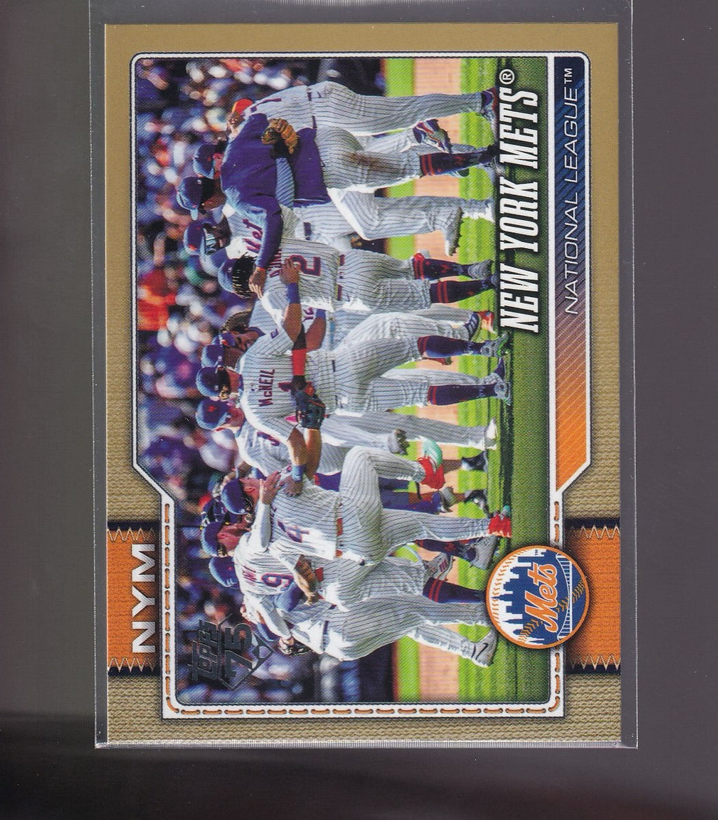 2026 Topps #291 New York Mets Gold #/2026
