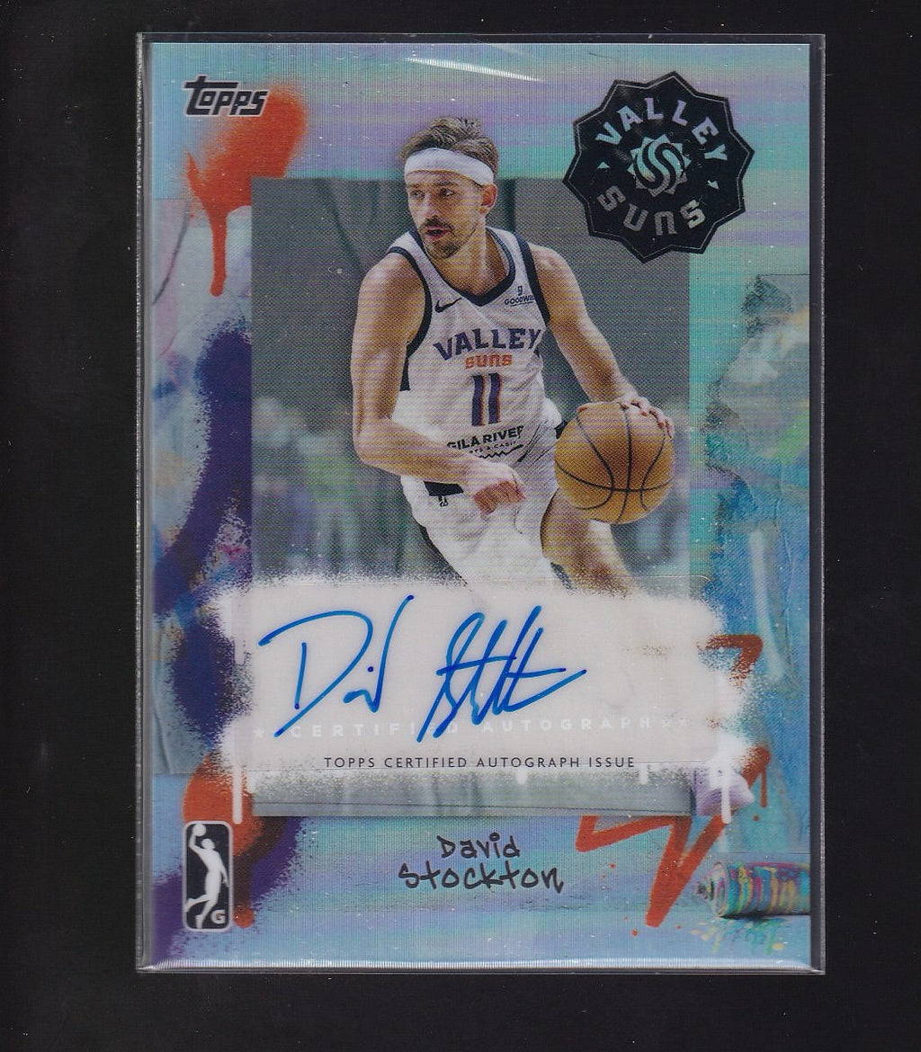 2024-25 Topps G-League #AU-DS David Stockton Autographs Refractor