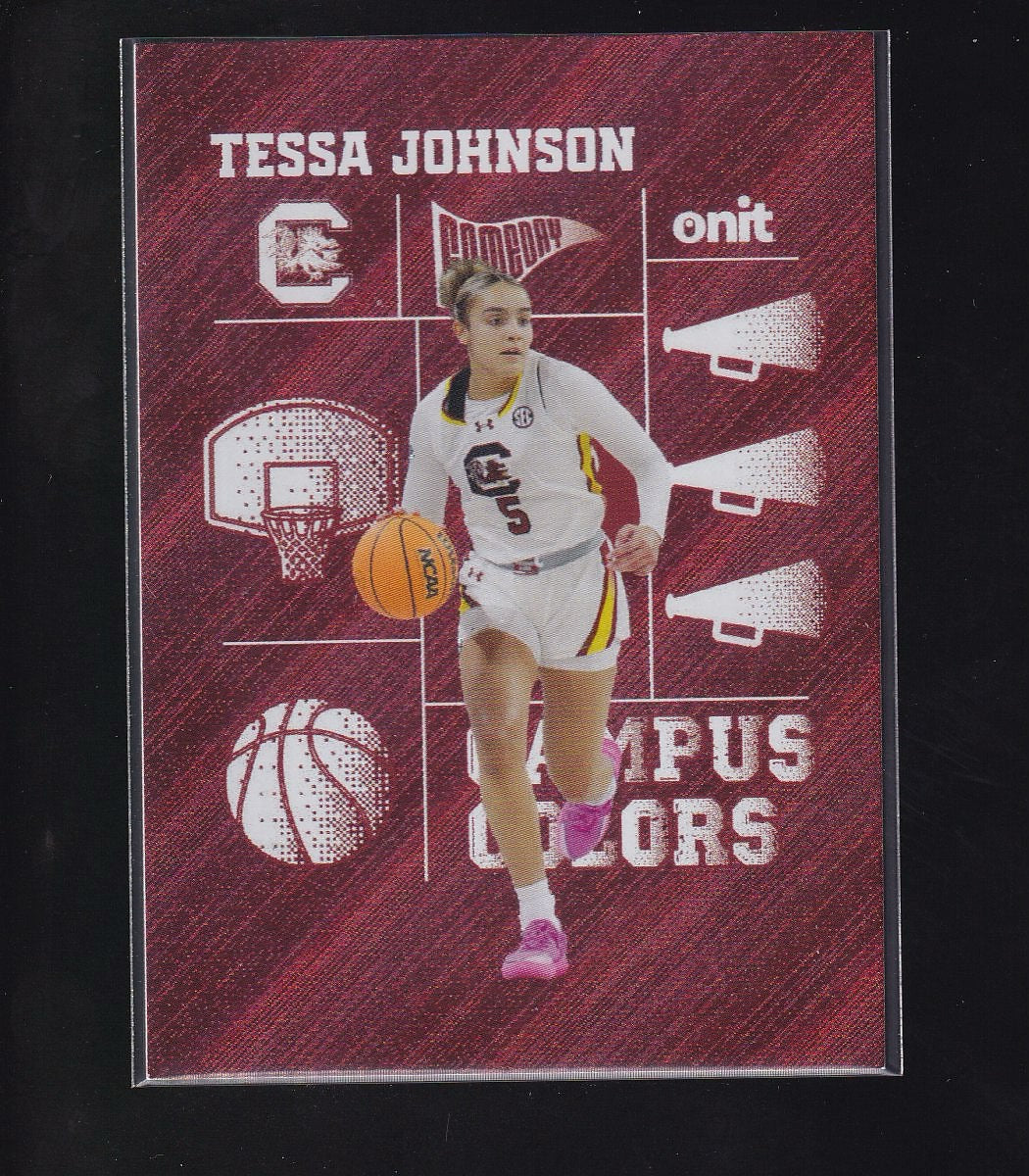 2025-26 ONIT Athlete SC Gamecocks #CC-7 Tessa Johnson Campus Colors Holo