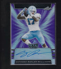 2019 Leaf Metal Draft #BA-ARW Anthony Ratliff-Williams Purple #/25