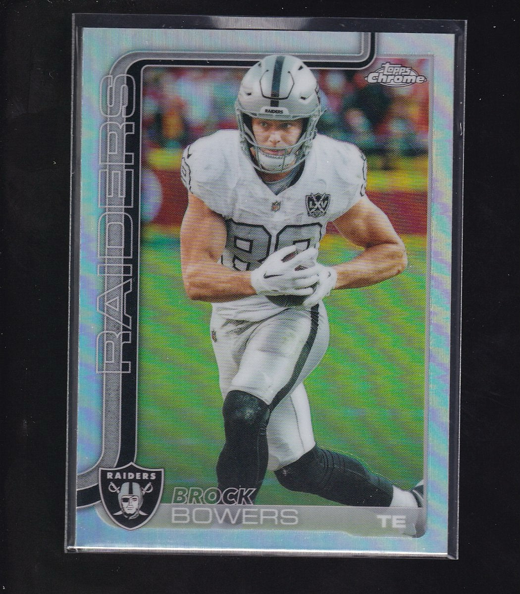 2025 Topps Chrome #178 Brock Bowers-Refractor