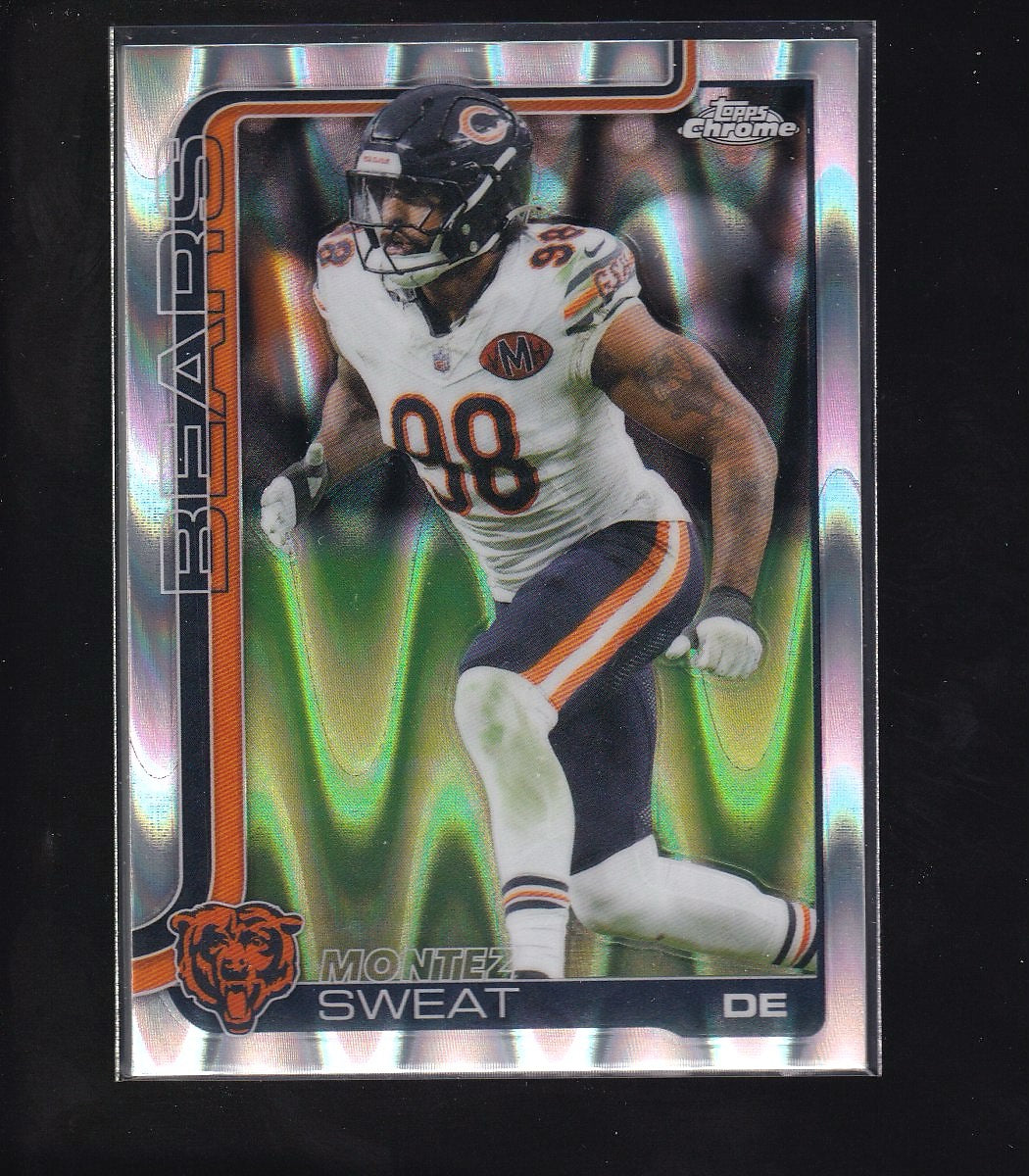 2025 Topps Chrome #56 Montez Sweat Raywave