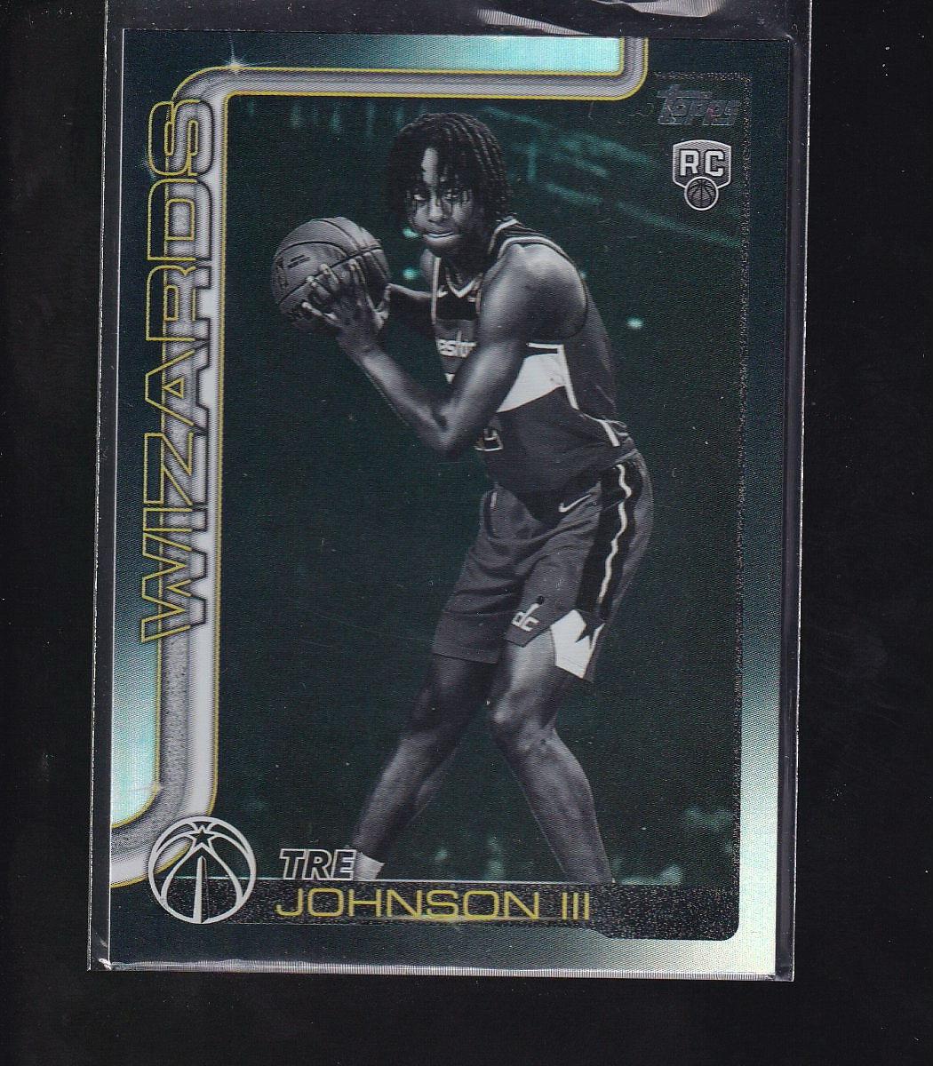 2025-26 Topps #206 Tre Johnson III Blackout