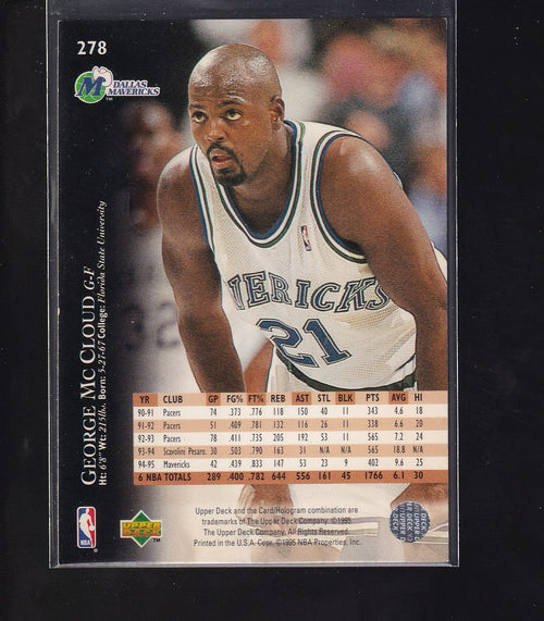 1995-96 Upper Deck #278 George McCloud