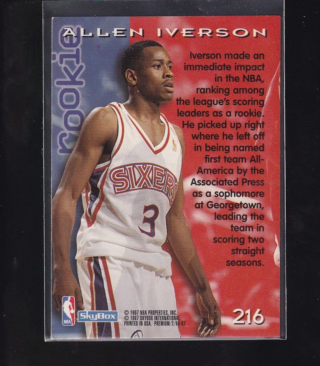 1996-97 SkyBox Premium #216 Allen Iverson