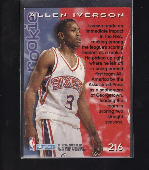 1996-97 SkyBox Premium #216 Allen Iverson