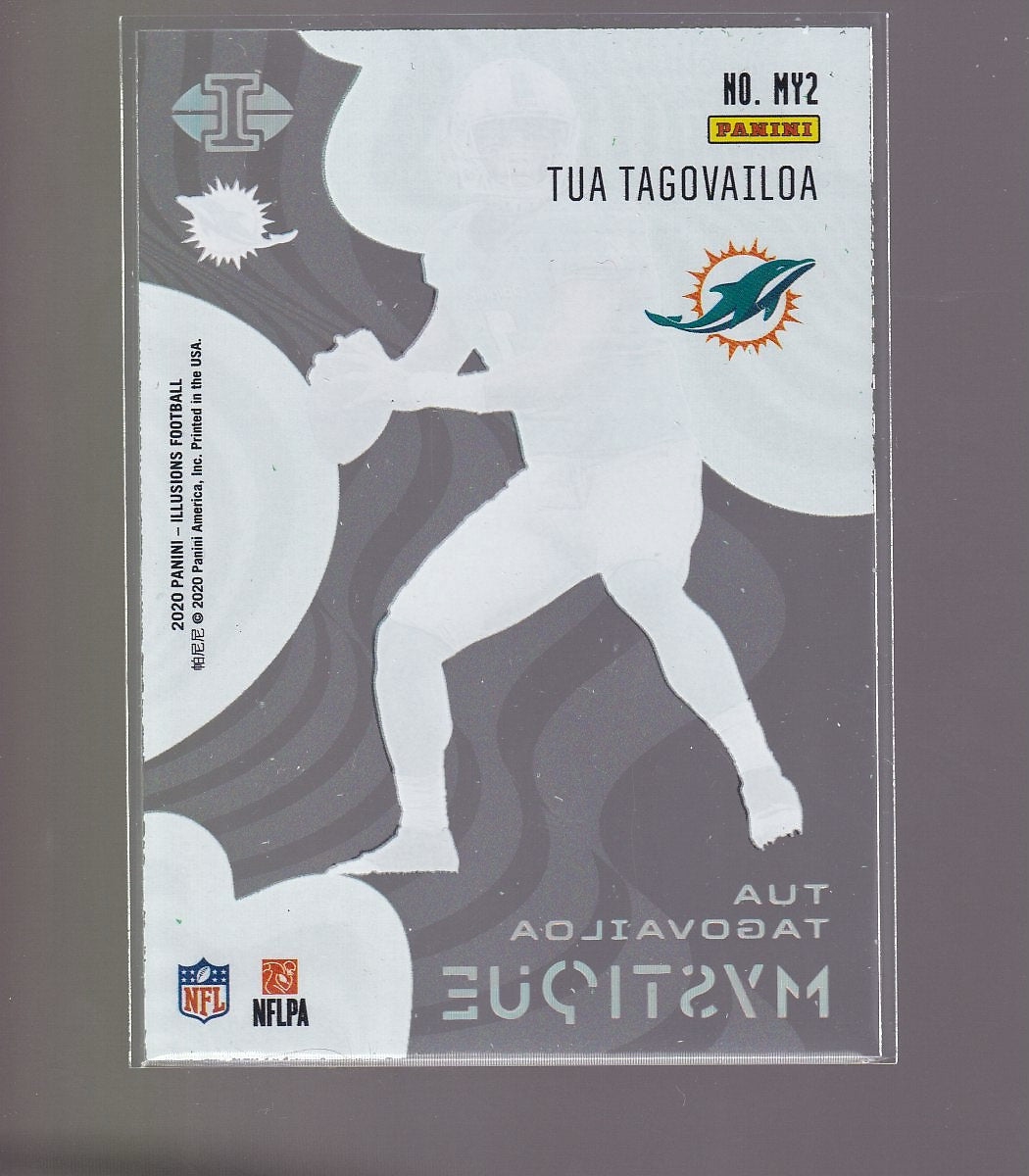 2020 Panini Illusions Mystique #MY2 Tua Tagovailoa -Emerald