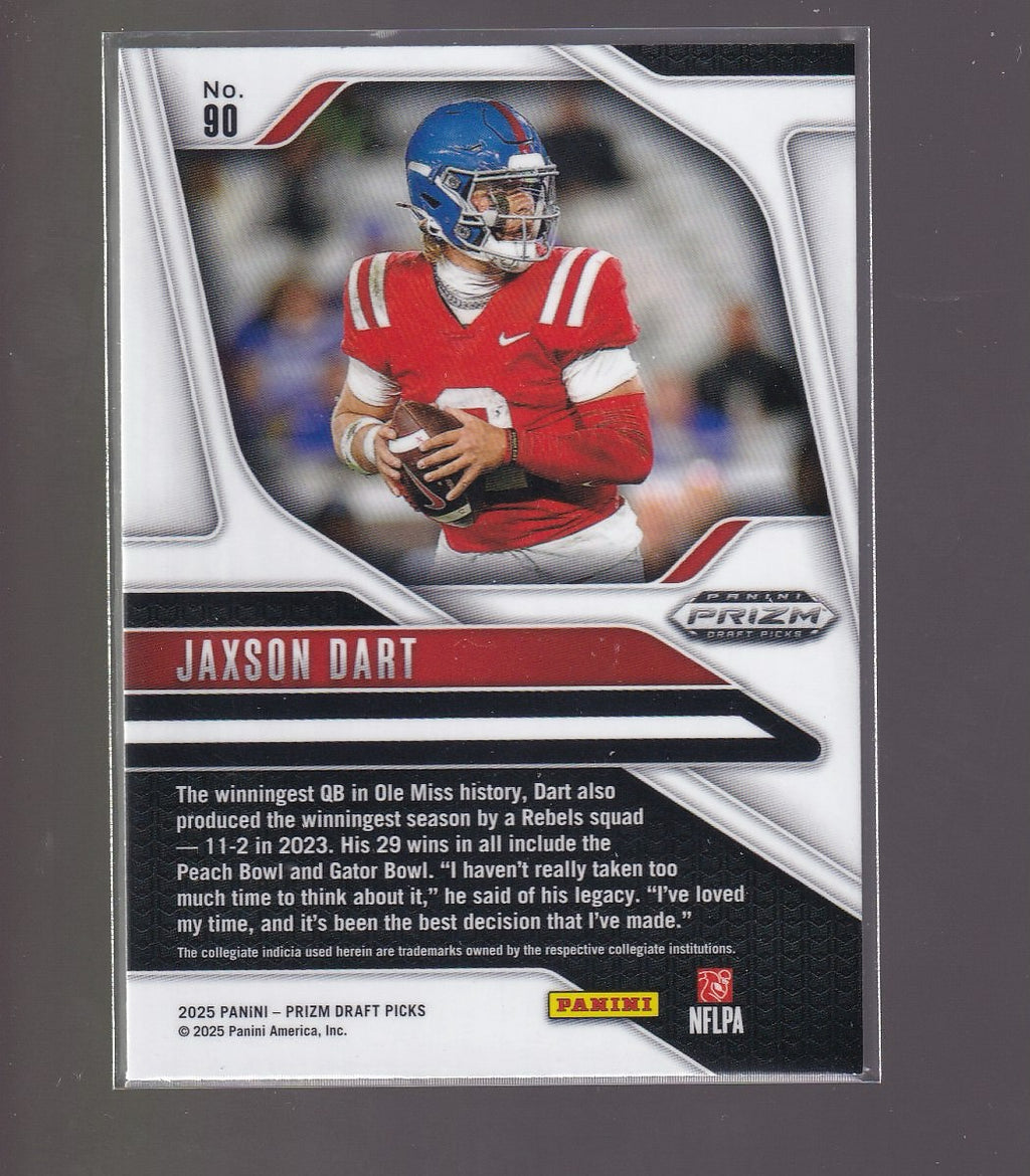 2025 Panini Prizm Draft Picks #90 Jaxson Dart
