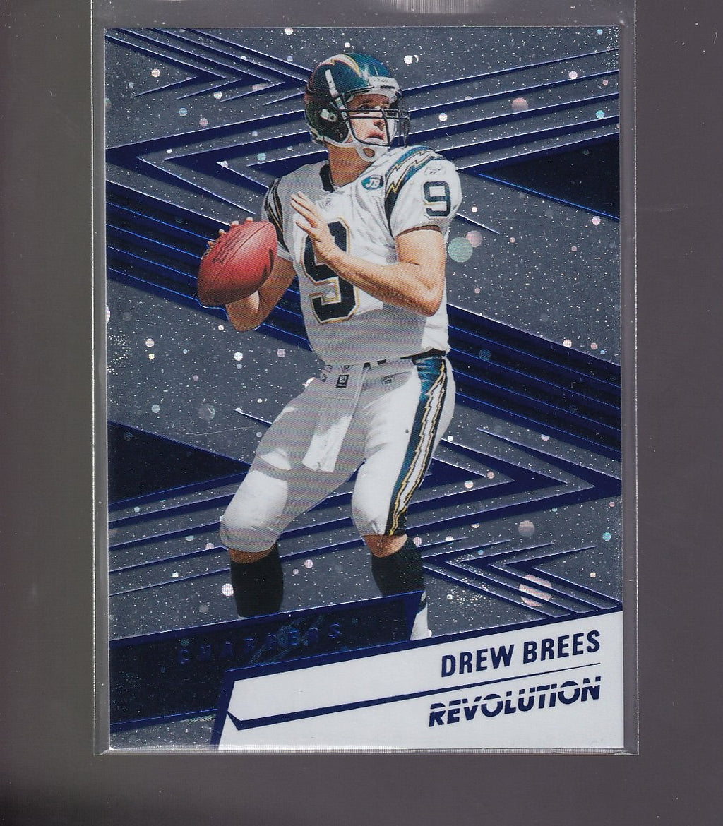 2025 Panini Revolution #22 Drew Brees Blue Cosmo #/99