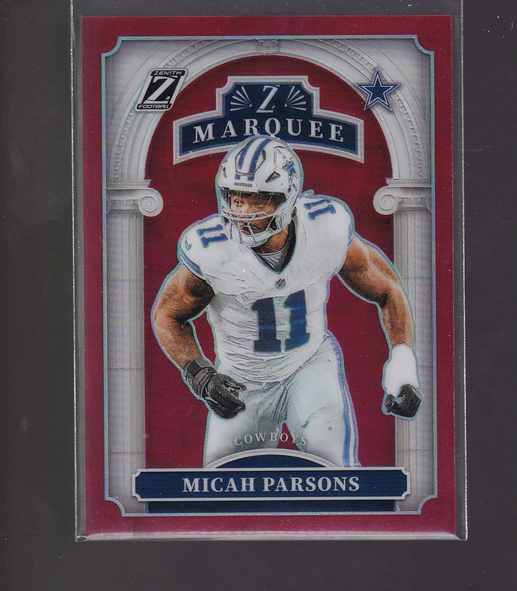 2024 Panini Zenith #30 Micah Parsons Z Marquee Red #/49