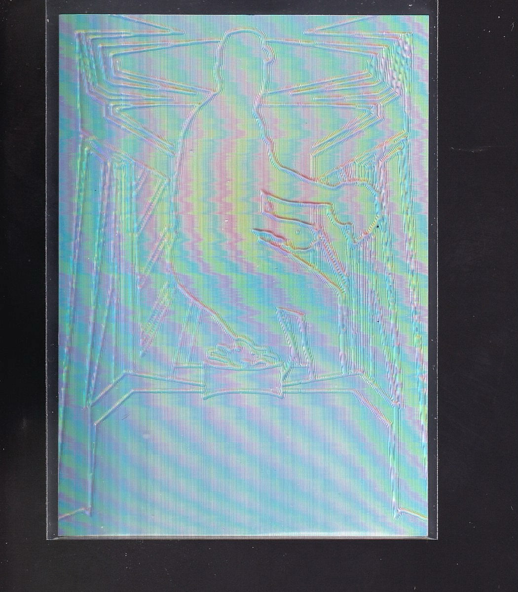 2025 Leaf Metal #NNO John Smoltz Crystal Green Pre-Production Proof