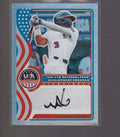 2025 Panini Stars & Stripes #NTS-ND Nathaneal Davis 16U National Team Sig Holo
