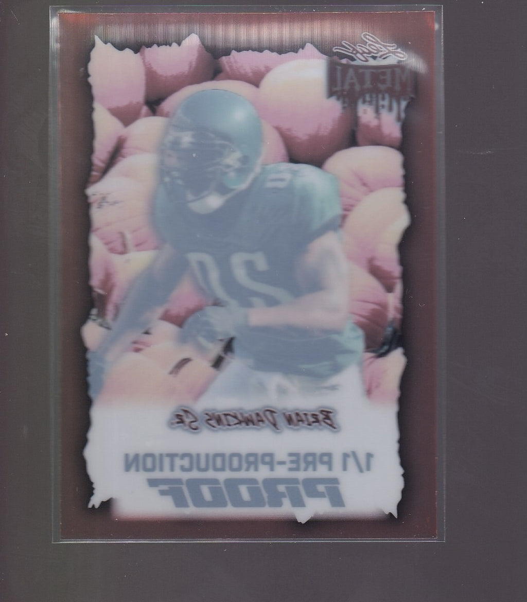 2025 Leaf Metal Halloween - Pre-Prod Proof Pumpkins #NNO Brian Dawkins Sr. #/1