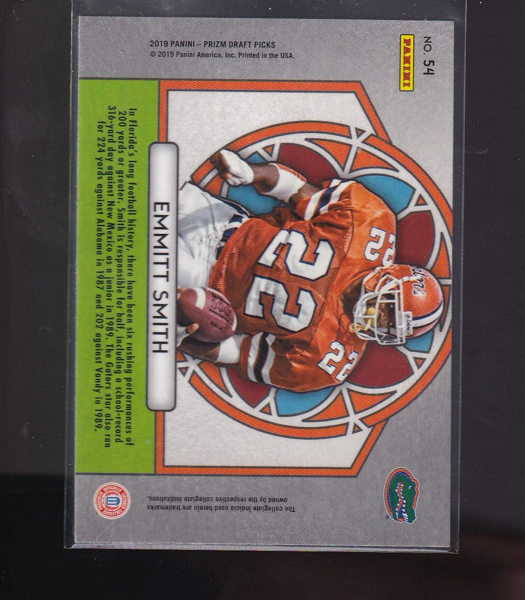 2019 Panini Prizm Draft Picks #54 Emmitt Smith Prizms Silver