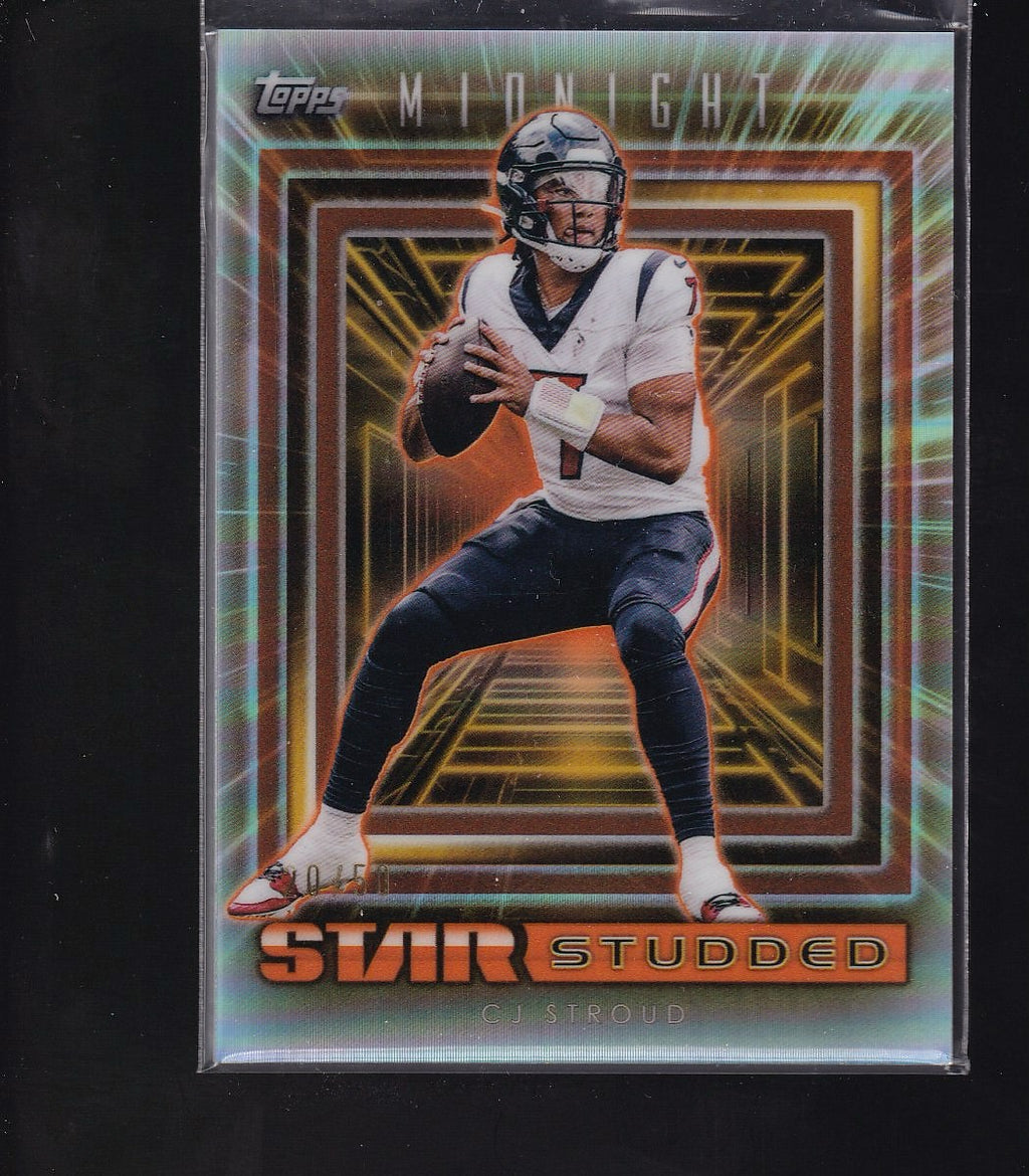 2024 Topps Midnight #SS-16 CJ Stroud Star Studded Summer Solstice #/50