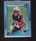 2025 Donruss #332 TreVeyon Henderson Optic Rated Rookies Preview Holo