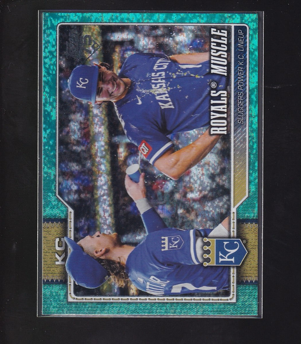 2026 Topps #236 Royals Muscle Confetti Aqua