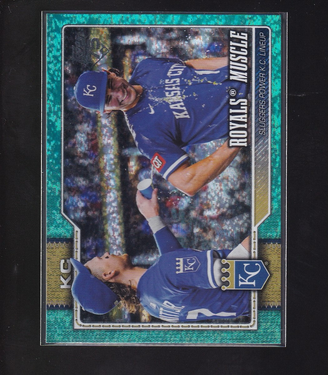 2026 Topps #236 Royals Muscle Confetti Aqua